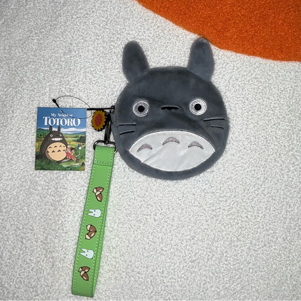 NWT Totoro Plush Coin Purse with Strap